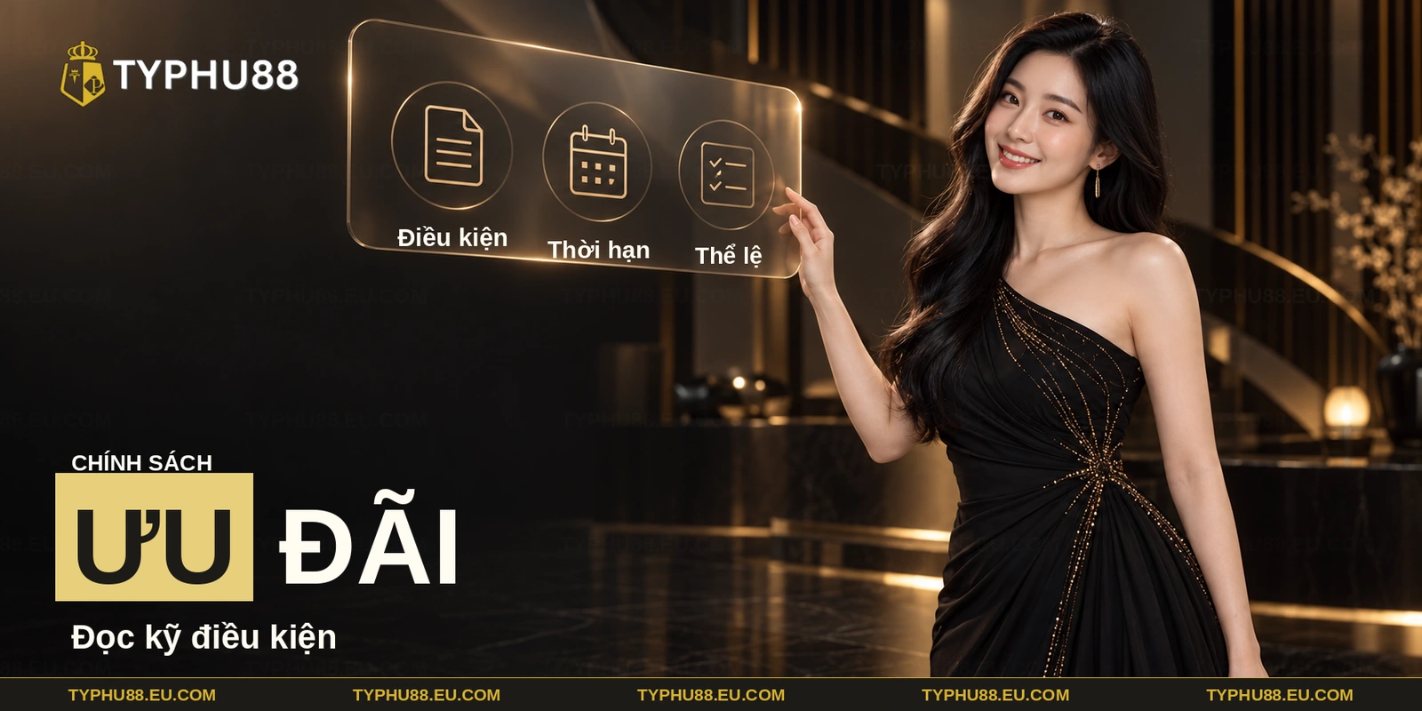 Điều kiện khuyến mãi TYPHU88 gồm thời hạn áp dụng và thể lệ chương trình Điều kiện khuyến mãi TYPHU88 gồm thời hạn áp dụng và thể lệ chương trình